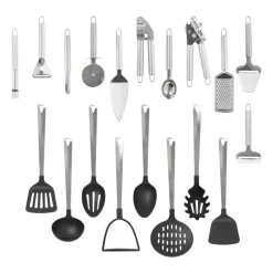 Aardappelstamper London - zilverkleurig - 34 cm