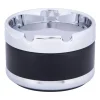 Asbak rond draaiopening - diverse kleuren - 8.5 x 5 cm