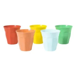 Beker facet - geel - 250 ml