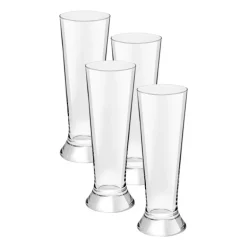 Bierglazen op voet - 37 cl - set van 4