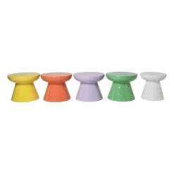 Bijzettafel conisch - lila - ø50x40