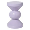 Bijzettafel diabolo - lila - ø33x50 cm