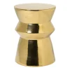 Bijzettafel gold - goudkleurig - ø33x44 cm