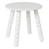 Bijzettafel Julia - wit - ø40x40 cm