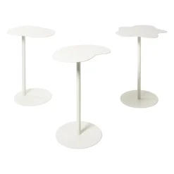 Bijzettafel Mica organisch - wit - 53x35x26 cm