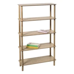 Boekenkast Scandi - naturel - 140x80x30 cm