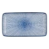 Bord blue print - stripes - 20x11 cm