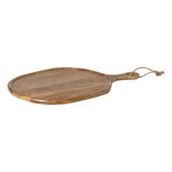 Borrelplank organisch groot - acaciahout - 58x40 cm