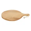 Borrelplank van mangohout - rond - 50x40 cm