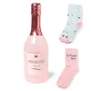 Champagne sokken in fles - maat 38-40