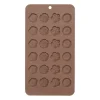 Chocolade mal - siliconen - bruin