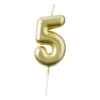 Cijferkaars 5 - goud