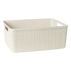 Curver jute opbergmand M - 12 liter - beige