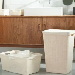 Curver jute opbergmand M - 12 liter - beige