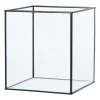 Deco box groot - zwart - 20x16x16 cm