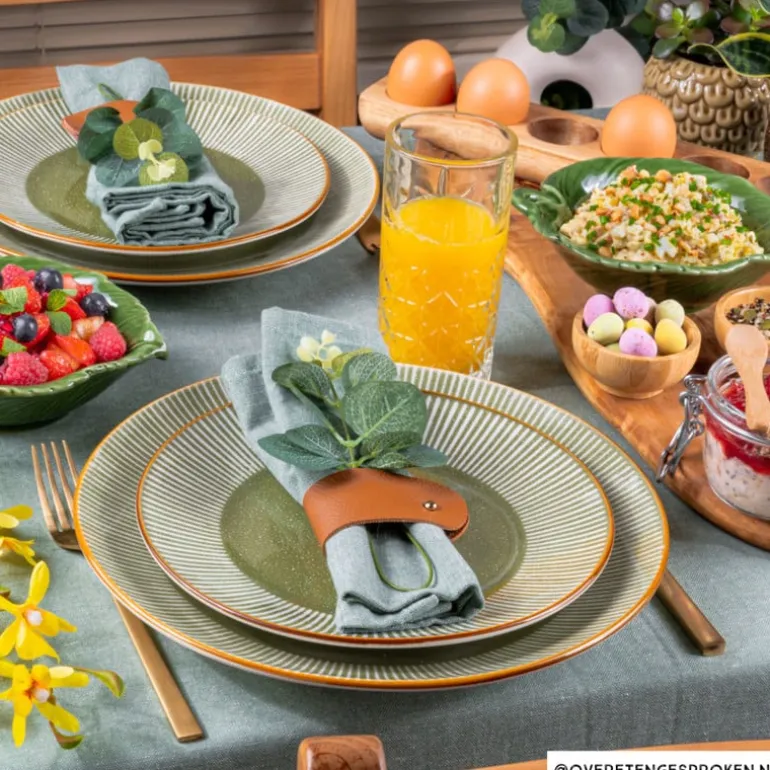 Dinerbord Yara - groen- ⌀26.8 cm