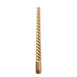 Dinerkaars metallic twist - roségoud - ø2x25 cm