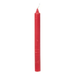 Dinerkaars rustiek - rood - ø2x24 cm