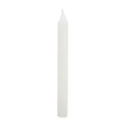 Dinerkaars rustiek - wit - ø2x24 cm