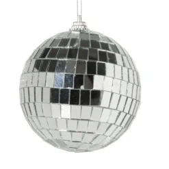 Discobal - zilverkleurig - ø8 cm