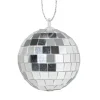 Discobal zilverkleurig - set van 6 - ø4 cm