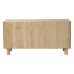 Dressoir Japandi met 2 deuren - bruin - 50x98.5x33 cm