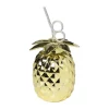 Drinkbeker - ananas - goud - .. ml