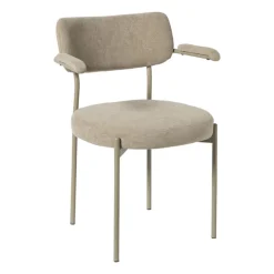 Eetkamerstoel Elvis - beige - 79x57x52 cm