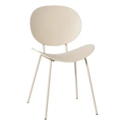 Eetkamerstoel Paula - beige - 81x52x50 cm