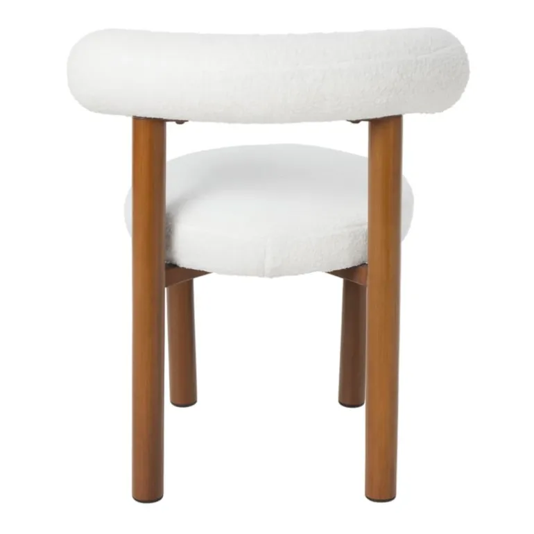 Eetkamerstoel Ruby - teddy beige/bruin - 73x56.5x53 cm