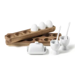 Eiertray hout - voor 12 eieren