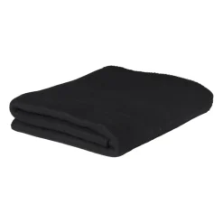 Fleece deken - zwart - 160x130 cm