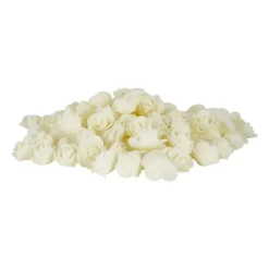 Foam roosjes wit - set van 100