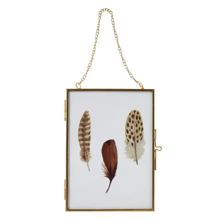 Fotolijst aan ketting - goud - 13x18 cm