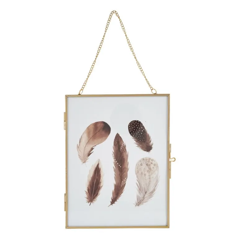 Fotolijst aan ketting - goud - 18x23 cm