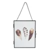 Fotolijst aan ketting - zwart - 18x23 cm