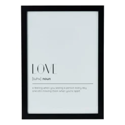 Fotolijst basic - zwart - 21x30 cm