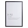 Fotolijst basic - zwart - 61x91.5 cm