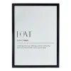Fotolijst basic - zwart - 50x70 cm