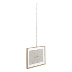 Fotolijst met ketting - 15x20x1 cm - goudkleurig