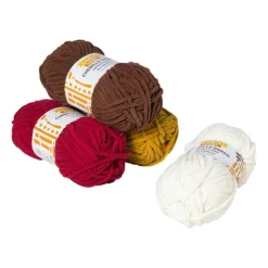 Garen chenille - bruin - 100 gram - 60 meter