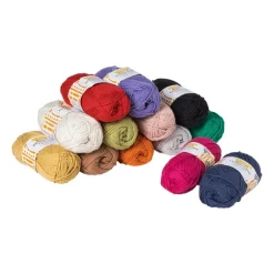 Garen katoen - groen - 50 gram - 125 meter