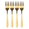 Gebaksvorkje goud - set van 4