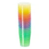 Gekleurde shotglaasjes - multikleur - set van 20