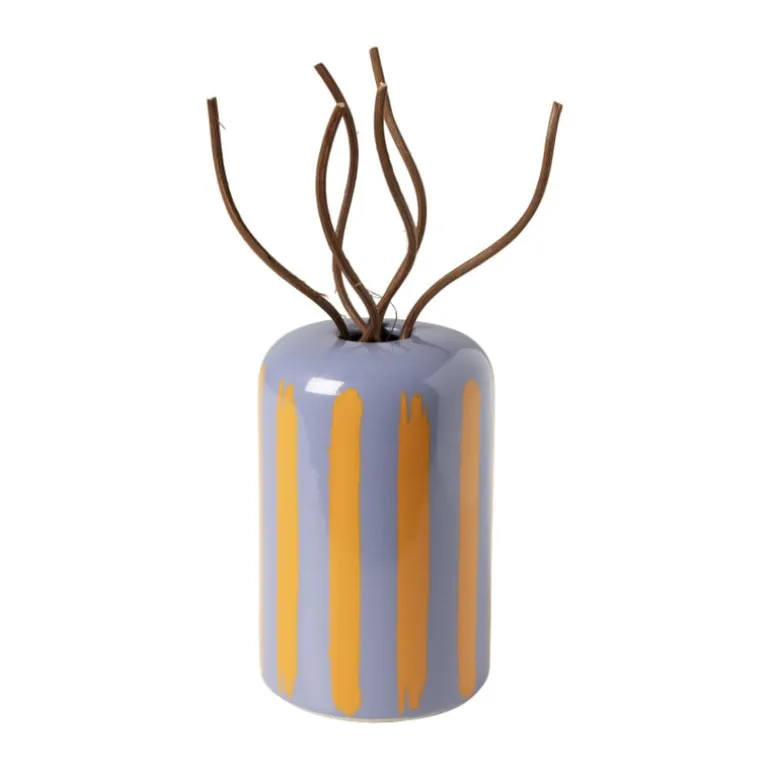 Geurstokjes swirl - bruin - set van 6