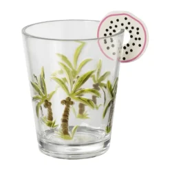 Glasmarkers fruit - set van 6