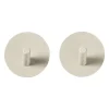Handdoekhaken - beige - set van 2