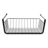 Hangmand voor onder plank - zwart - 36x25x13 cm