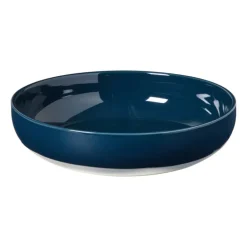 Hugo Kennis diep bord - blauw/wit - ø22 cm