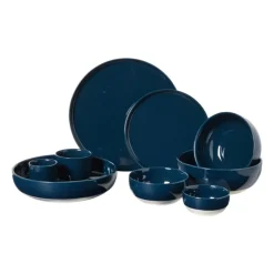 Hugo Kennis koffiemok - blauw/wit - 180 ml